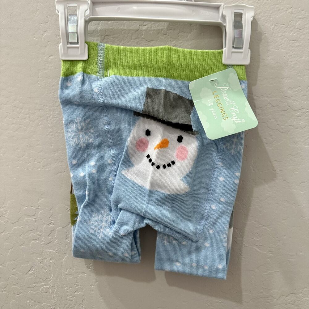 NWT Powell Craft Winter Snowman Footless Tights